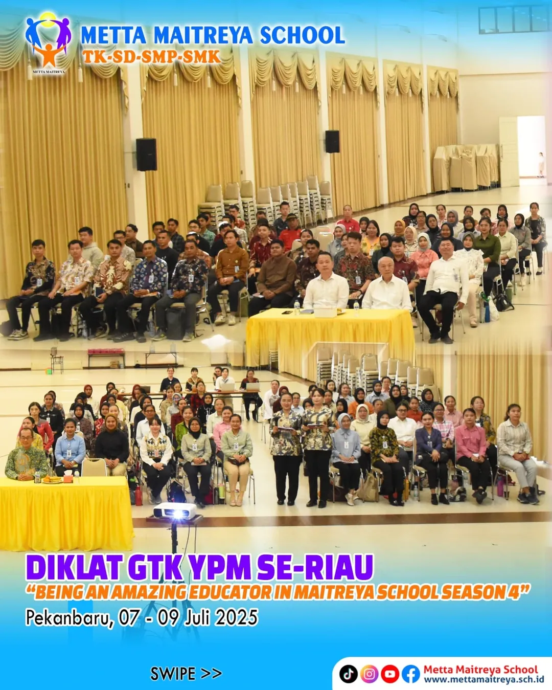 Diklat GTK YPM Se-Riau Being an Amazing Educator Season 4